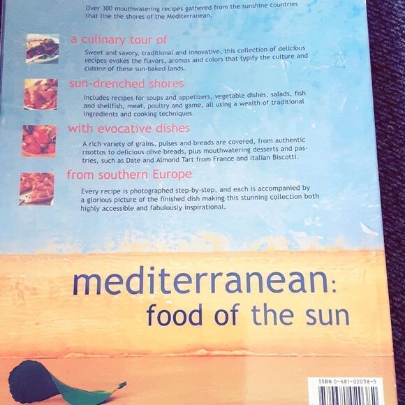 Hardcover Mediterranean Cookbook Hardcover 2005 - Picture 3 of 7